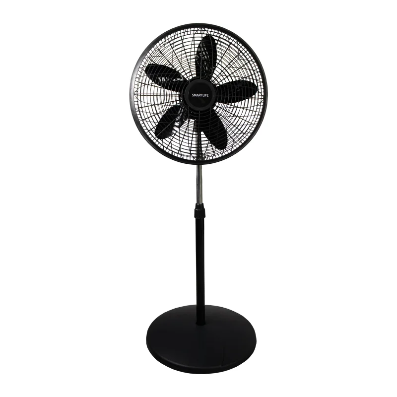 VENTILADOR DE PIE NEGRO | 3 VELOCIDADES| 45 CM | 70 W