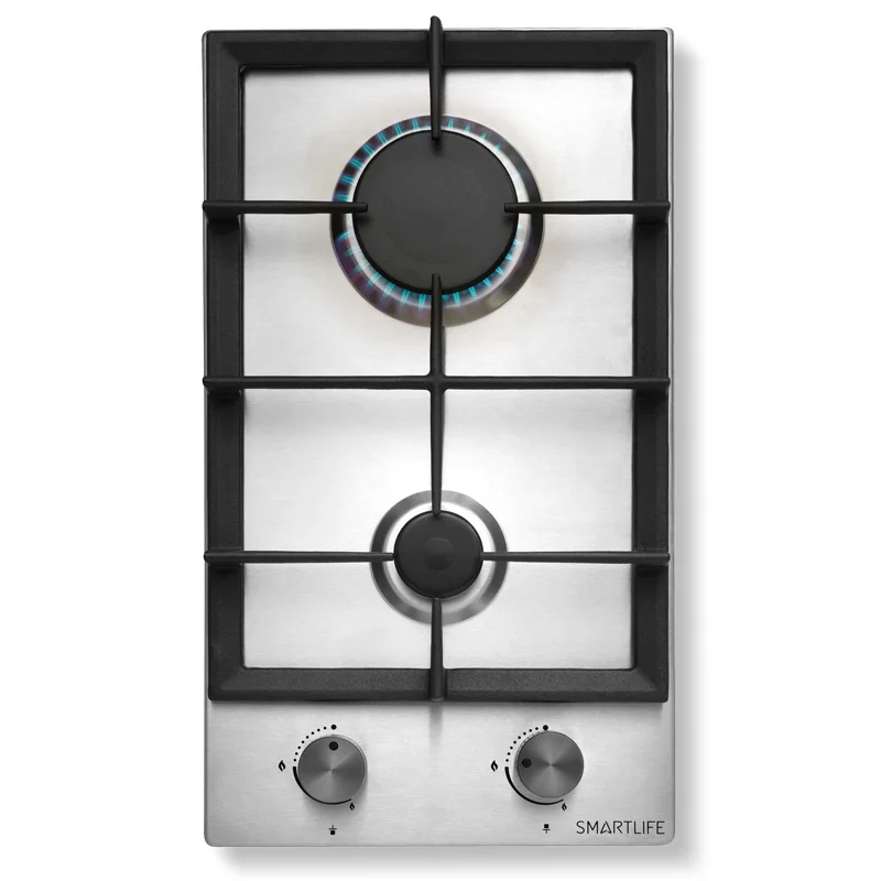 ANAFE A GAS 2 HORNALLAS | INOX