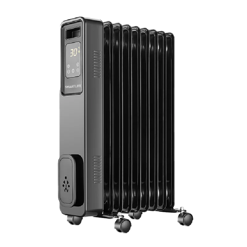 RADIADOR 9 ELEMENTOS DIGITAL NEGRO | 2000 W