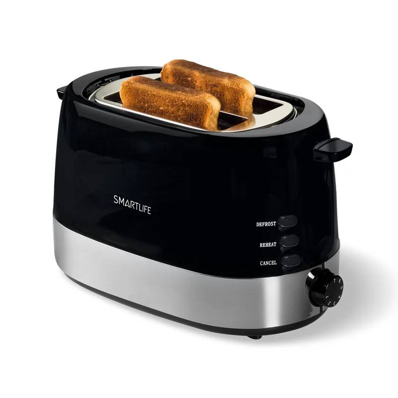 TOSTADORA NEGRA | 2 TOSTADAS | 850 W