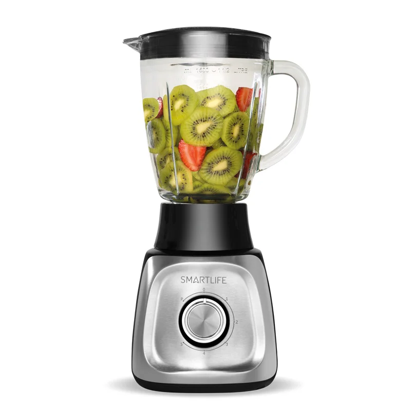 LICUADORA VASO VIDRIO INOX | 1 L | 600 W