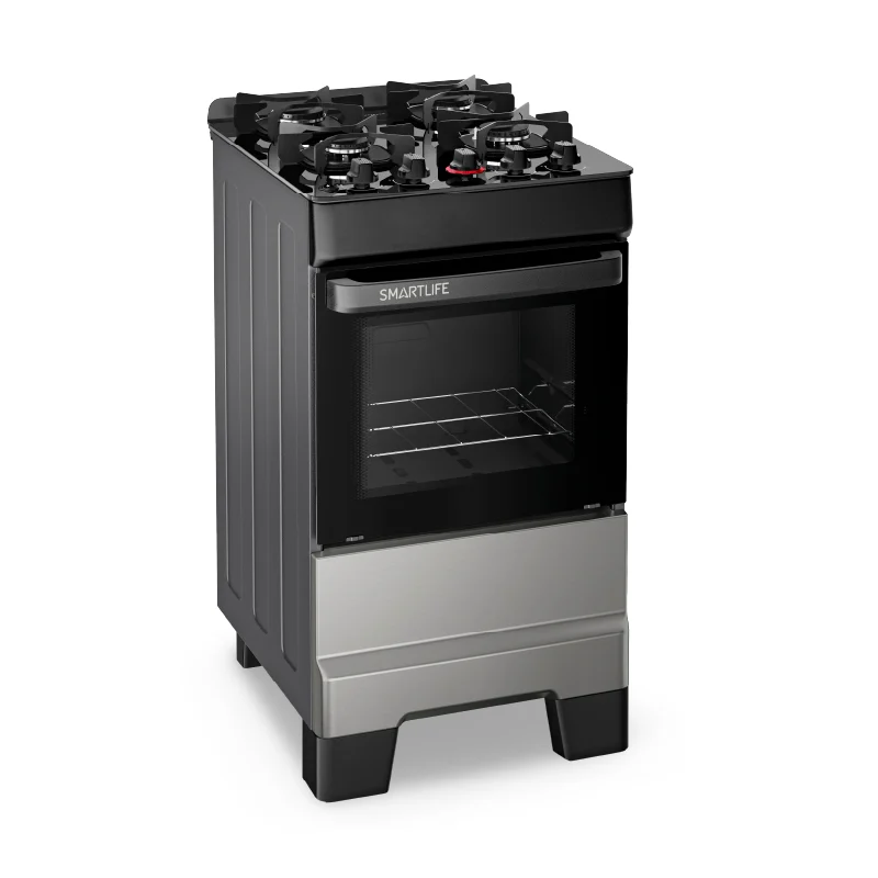 COCINA A GAS | 4H | TOP GLASS | INOX